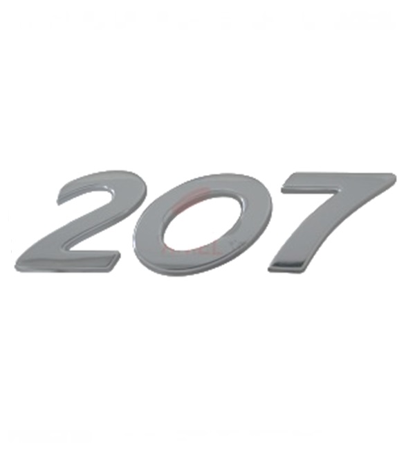 Monogramme arrière ""207""