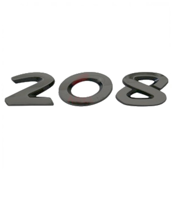 Monogramme arrière "208"
