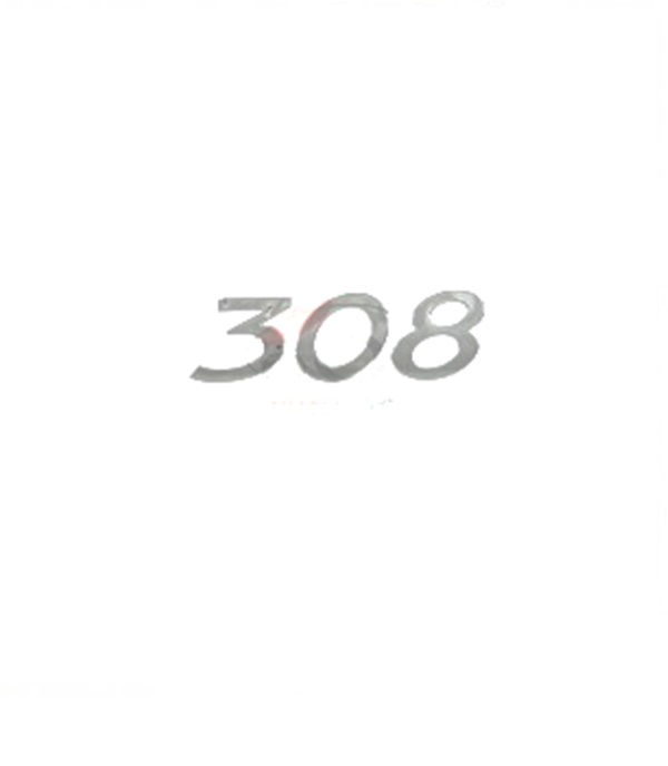 Monogramme arrière "308"