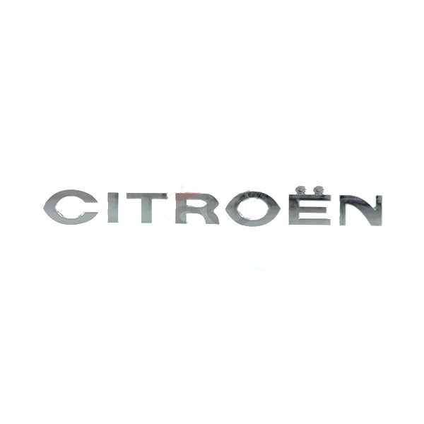 Monogramme arrière « Citroën » , porte battante