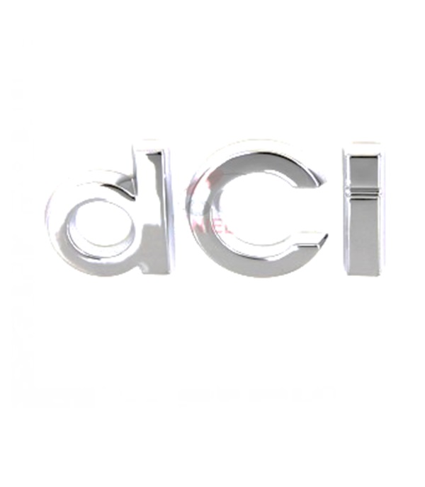Monogramme arrière « dci »