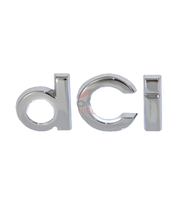 Monogramme arrière « dci»