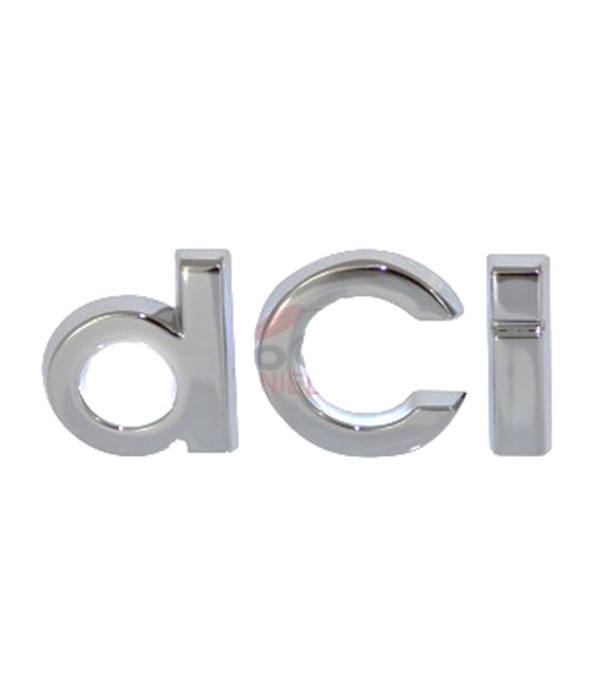 Monogramme arrière « dci»