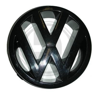 Monogramme avant, noir