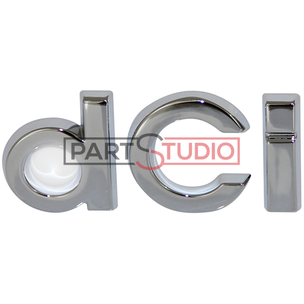 Monogramme arrière « dci »