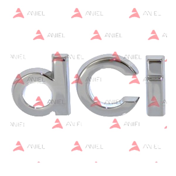 Monogramme arrière « dci »
