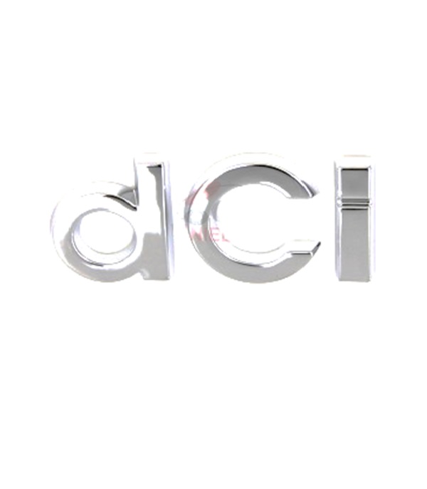Monogramme arrière « dci »