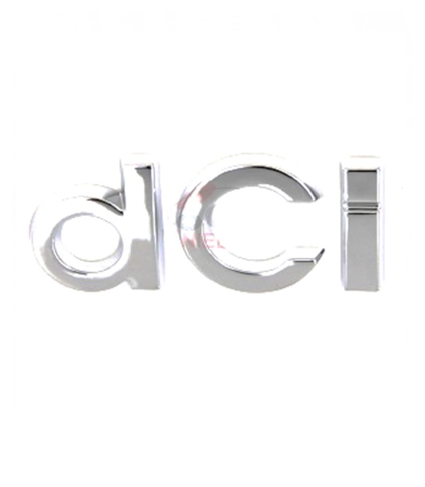 Monogramme arrière « dci »