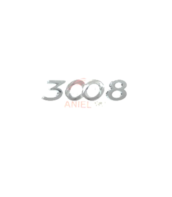 Monogramme de hayon ""3008""