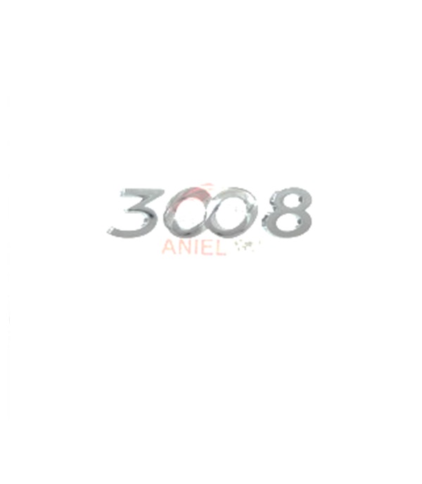 Monogramme de hayon "3008"