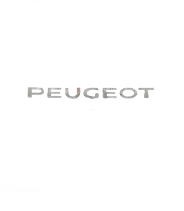 Monogramme arrière "Peugeot"