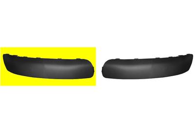 Moulure de pare-chocs arrière, droite, noir, sans emplacement radars