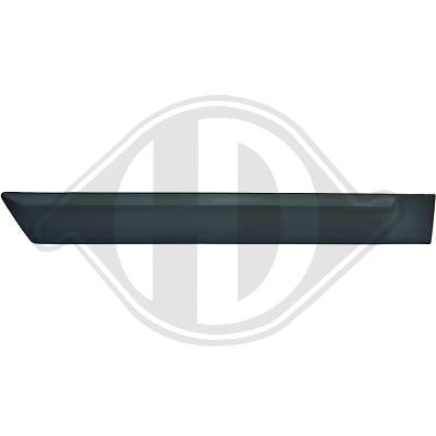 Moulure de porte arrière gauche, noire