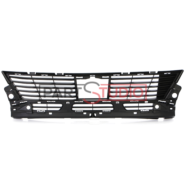 Grille de pare-chocs avant, inférieure, avec emplacements radars