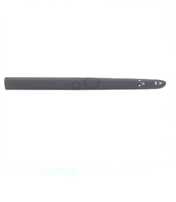 Moulure de porte avant droit, noire