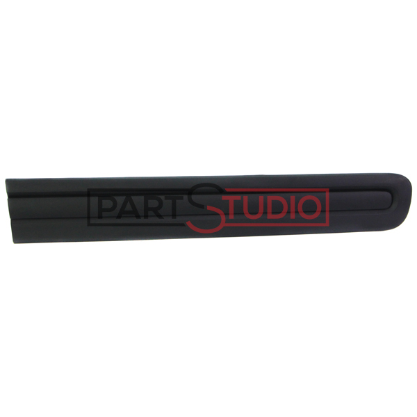 Moulure de porte avant droite, noire