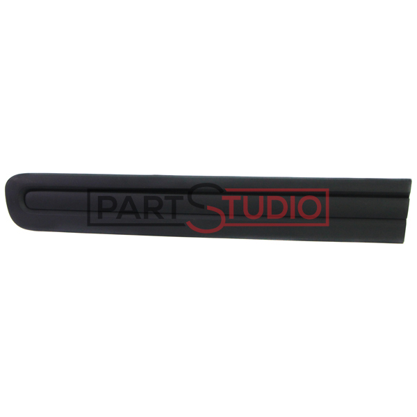Moulure de porte avant gauche, noire