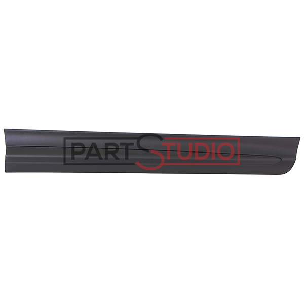 Moulure de porte avant droite, noire