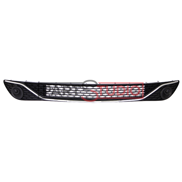 Grille de pare-chocs avant inférieure, sans emplacement antibrouillard, avec moulure chromée