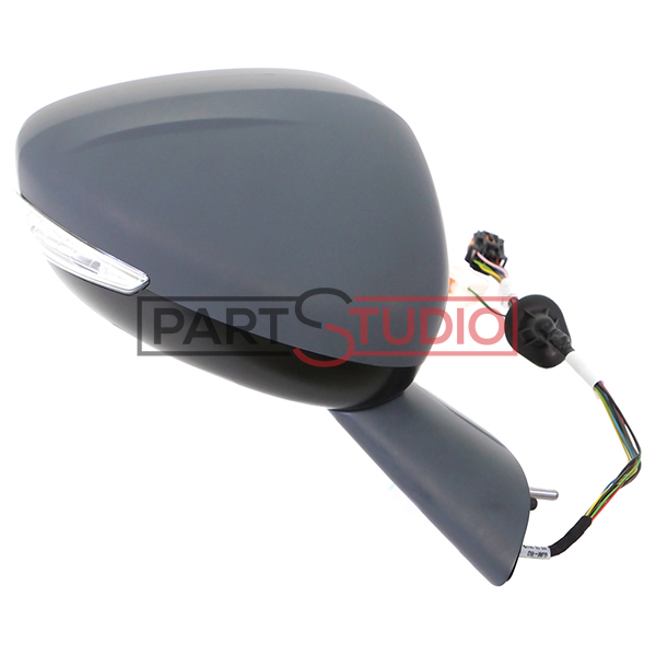Rétroviseur gauche à peindre, rabattable électriquement, feu clignotant led, avec éclairage au sol, avec mémoire, avec angle mort, modèle space tourer