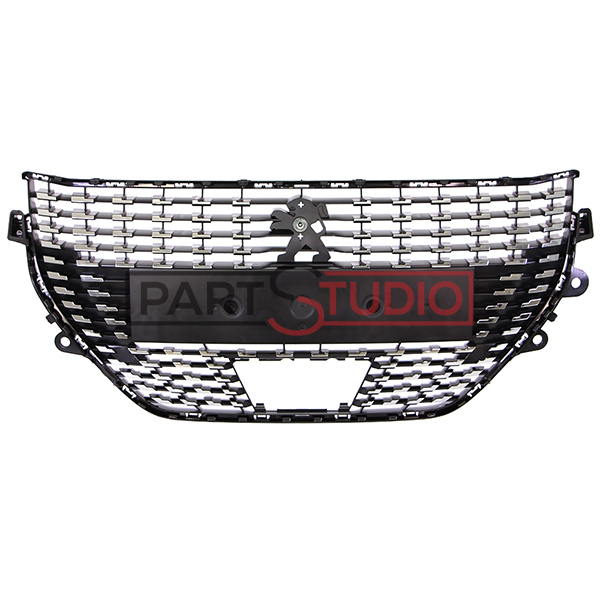 Grille de calandre avant, chromée