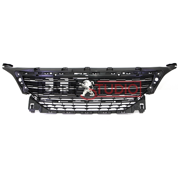 Grille de calandre, avec emplacement caméra visio park 1, modèle avec phares halogènes