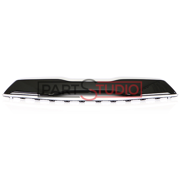 Grille de calandre, noir brillant avec chrome