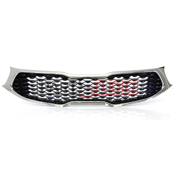 Grille de calandre, noir et chromée