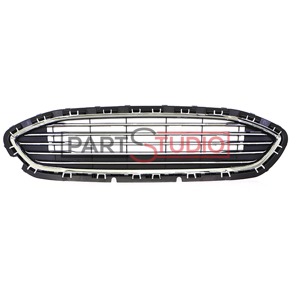 Grille de calandre, noire brillante et chromée, modèle diesel