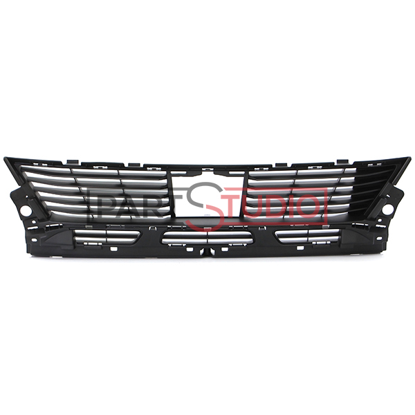 Grille de pare-chocs avant centrale, sans emplacements radars