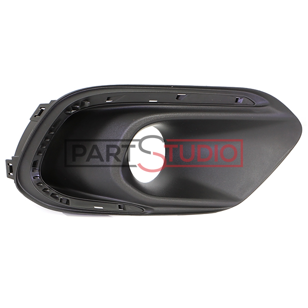 Grille de pare-chocs avant droite, avec emplacement antibrouillard, avec emplacement enjoliveur chromé, modèle 5 portes et break