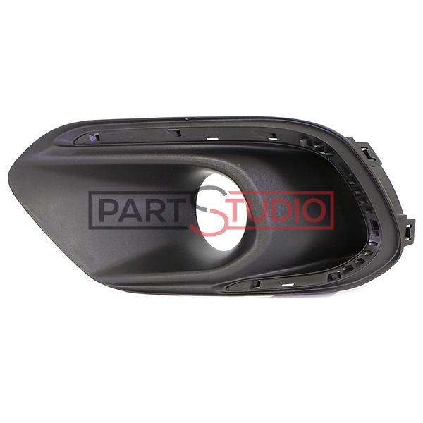 Grille de pare-chocs avant droite, avec emplacement antibrouillard, avec emplacement enjoliveur chromé, modèle 5 portes et break