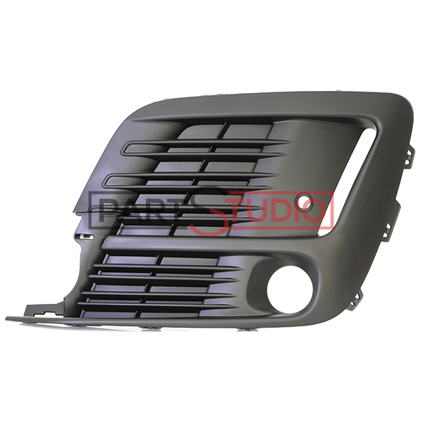 Grille de pare-chocs avant gauche, avec emplacement antibrouillard, sans emplacement détecteur d'angle mort