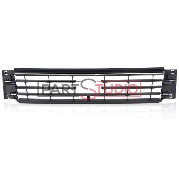 Grille de pare-chocs avant inférieure, noire et chromée, avec emplacement radar, modèle Comfortline