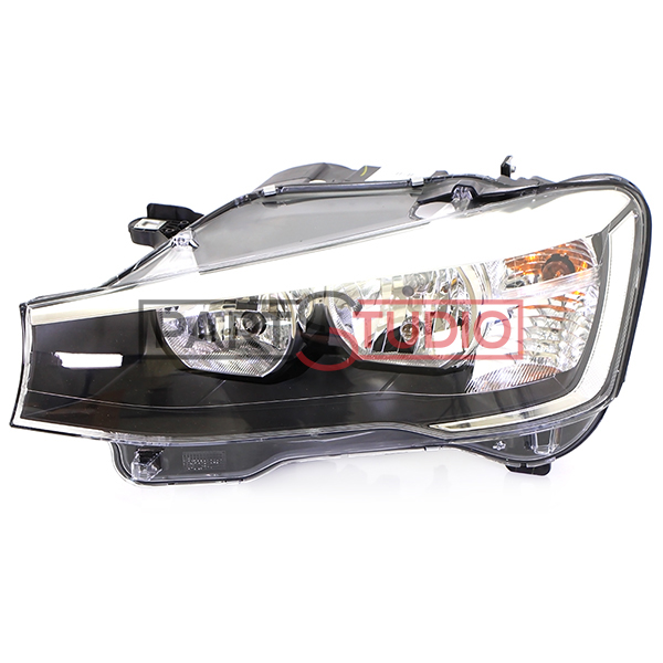 Phare avant gauche, lampe h7+h7