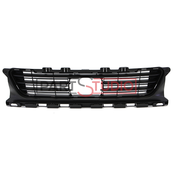 Grille de pare-chocs avant, avec emplacements radars, modèle avec régulateur de vitesse adaptatif, modèle avec phares halogènes