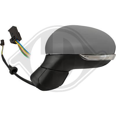 Rétroviseur gauche, à peindre, électrique, chauffant, avec clignotant