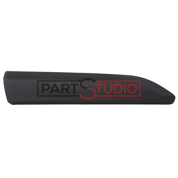 Moulure de porte avant droite, noire