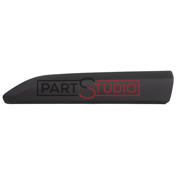 Moulure de porte avant gauche, noire