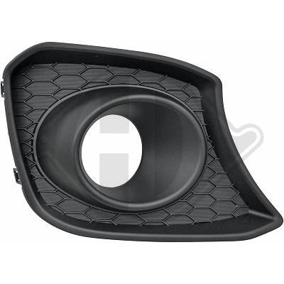 Grille de pare-chocs avant droite, avec emplacements antibrouillard, modèle sport