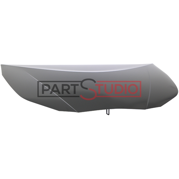 Capot moteur, à peindre, aluminium