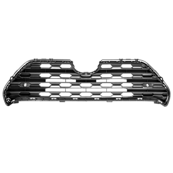 Grille de calandre, noire, avec emplacements moulures argent, avec emplacements radars