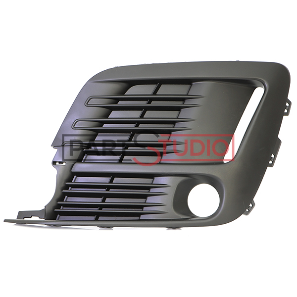 Grille de pare-chocs avant gauche, avec emplacement antibrouillard, avec emplacement détecteur d'angle mort