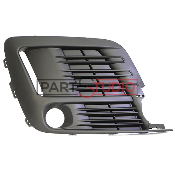 Grille de pare-chocs avant droite, avec emplacement antibrouillard, avec emplacement détecteur d'angle mort
