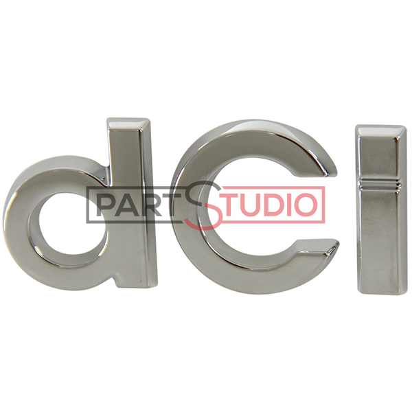 Monogramme arrière, modèle 7 places