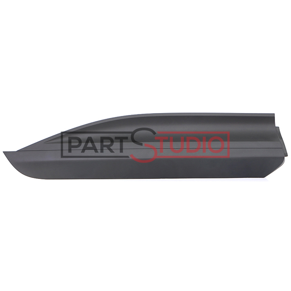 Moulure de porte arrière droite, noire, sans chrome, modèle grand Scenic
