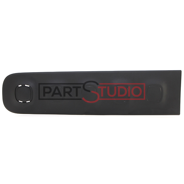 Moulure de porte avant gauche, noire