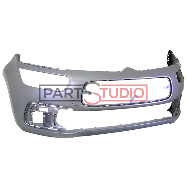 Pare-chocs avant, à peindre, sans emplacements radars, sans park assist