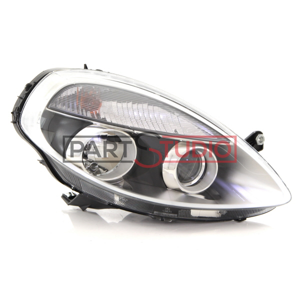 Phare avant droit, lampe h1+h1