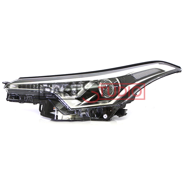 Phare avant gauche, lampe HIR2, avec feu led